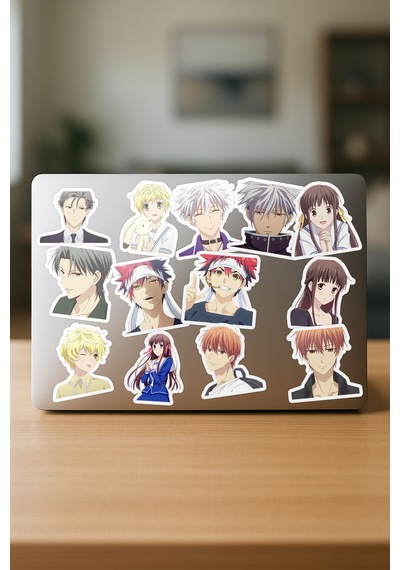 Fruits Basket Anime Telefon Laptop Bullet Journal Sticker Paketi 25 Adet Çok Renkli