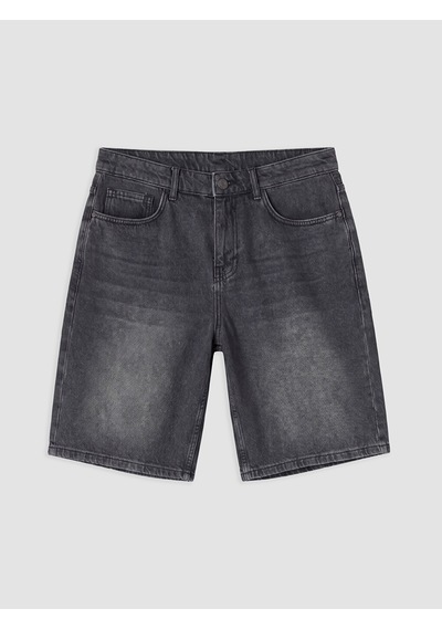 Lcw Jeans Antrasit Loose Fit Erkek Jean Şort