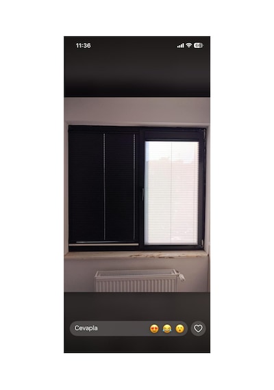 Hanedizayn %100 Blackout Karartma Plise Perde Işık Geçirmeyen Isı Yalıtımlı Perde Ekru Black001