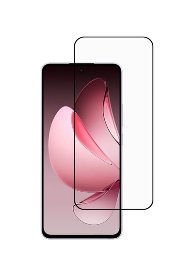 Nettech Oppo Reno 13f Uyumlu 5d Glas Full Cam Koruyucu - Siyah
