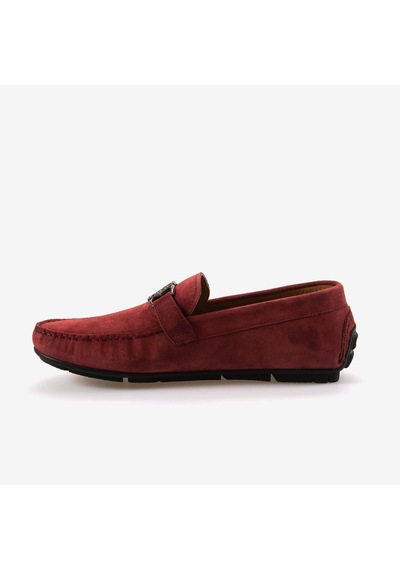 Mocassini Tokalı Erkek Loafer M584 Kırmızı