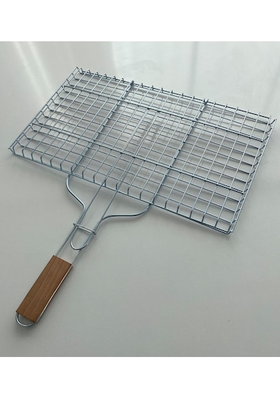 Mobilreyon Tel Izgara, Ahşap Saplı Mangal Izgarası 26-37cm Boy
