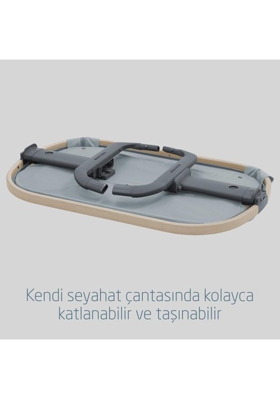 Iora Air Sallanabilen Ahşap Görünümlü Anne Yanı Beşik Beyond Grey Genel
