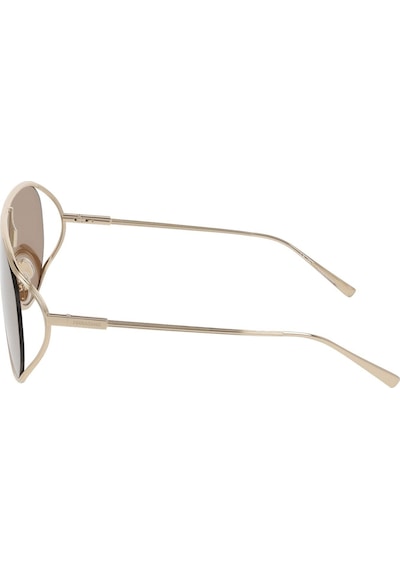 Salvatore Ferragamo Sf 323s 710 63 Unisex Blokcam Gümüş Metal Güneş Gözlüğü Gri