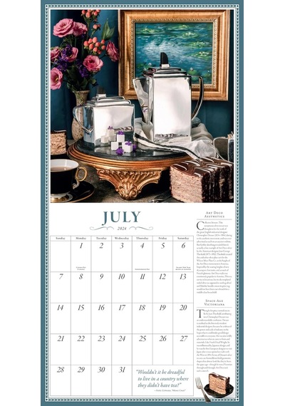 Collectible Teapot Wall Calendar 2024: A Tea Obsessive's Dream Come True