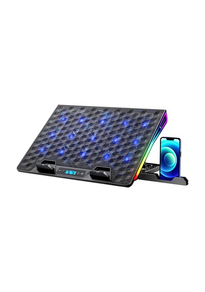 Shadow Cool Gt15 Rgb 15 Fanlı 10 Rgb Modlu 9-17.3'' Notebook Soğutucu Stand Laptop Soğutucu