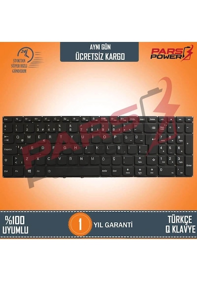 Lenovo Uyumlu Ideapad V110-15Ibr, V510-15Ikb Notebook Klavye Işıklı Işıklı