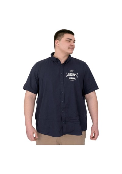 Mode Xl Büyük Beden Erkek Gabardin Gömlek Everyday Essentials U25602 Siyah Siyah