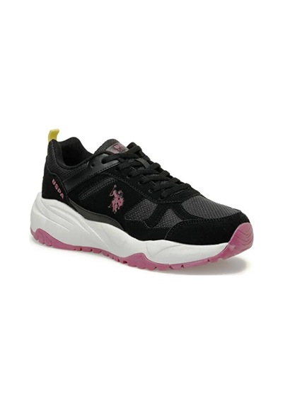 U.s. Polo Assn. Satorı Wmn 3pr Bağcıklı Phlon/termo Taban Kadın Sneaker Siyah
