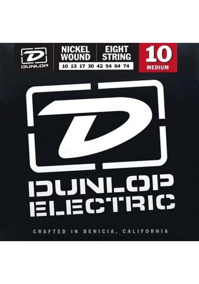 Jim Dunlop Den1074 Nickel 8 Telli Elektro Gitar Teli 10-74