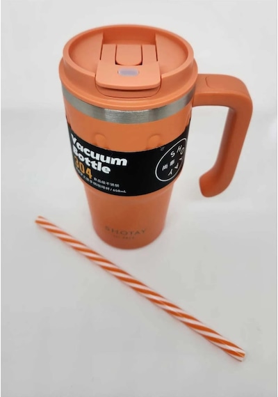 Shotay Handle Mug Unisex Matara 680 Ml. Sht-st-8169-3 Turuncu