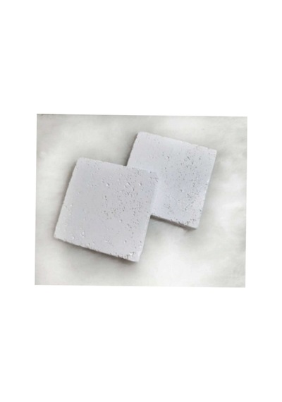 El Yapımı Dekoratif Beton Bardak Altlığı,beyaz Beton Bardak Altlığı 2 Li Set. Diğer