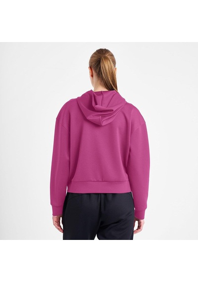 Lescon Kadın Fermuarlı Kapüşonlu Sweatshirt 25n-2125 Mürdüm
