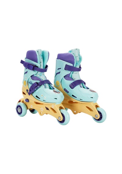 Frozen Karlar Ülkesi 3 Tekerlekli Inline Paten - 29-32 Numara Ayarlanabilir Başlangıç Pateni Çok Renkli