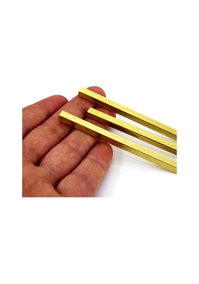 Pirinç Çubuk Kare Lama 6X6 Mm 50 Cm 478843045