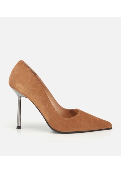 Hotiç Kadın Süet Deri Taba Metal Detaylı Stiletto 01ayh315240a370 01ayh315240a370 Taba