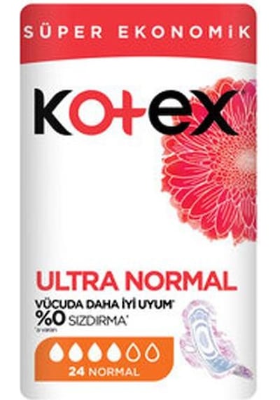 Kotex Ultra Hijyenik Ped Normal 12 x 24'lü