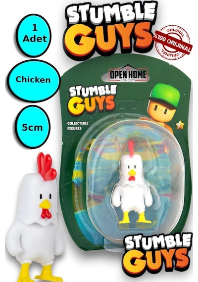 Stumble Guys 5 Cm Tekli Figür - Chicken 1 Adet