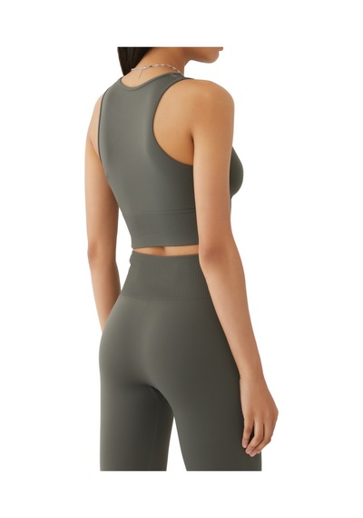 P.e Nation Seamless Tank Top - Kadın Spor Üstü Gri