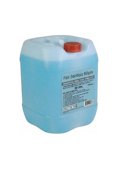 Yüzey Temizleyici Bidon 20 Litre Endüstriyel Ve Ev Kullanımına Uygun Ekonomik 10 Litre Suya 1 Bardak Kullanılır 20'li Set