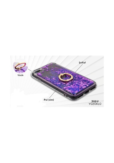 Huawei P30 Lite Sulu Simli Yüzüklü Kilif 343299768