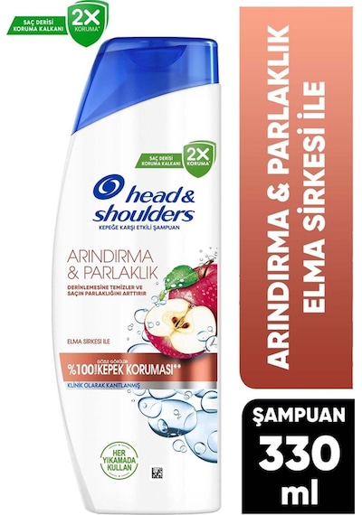 H&s Şampuan Arındırma Ve Parlaklık 330 Ml Beyaz