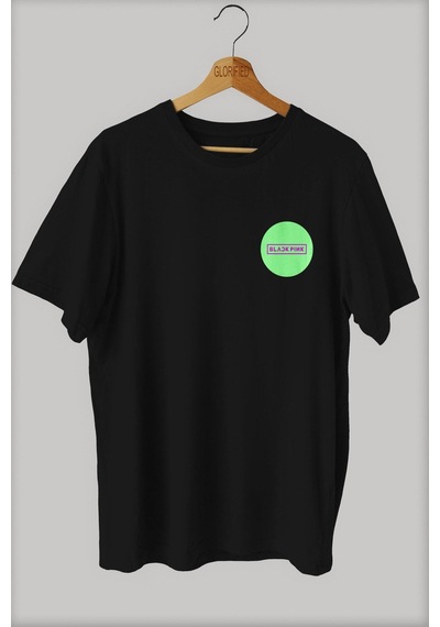 Flood Of Style Kadın Unisex Baskı Detaylı Oversize T-shirt K2 Siyah