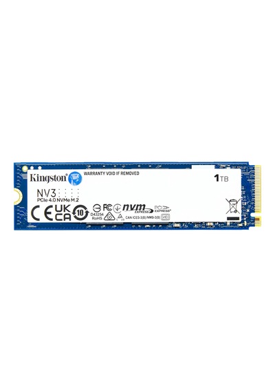 Kingston 1tb Nv3 M.2 2280 Nvme Pcıe 4.0 Gen 4x4 6000 Mb-s-4000 Mb-s Snv3s-1000g Ssd Disk