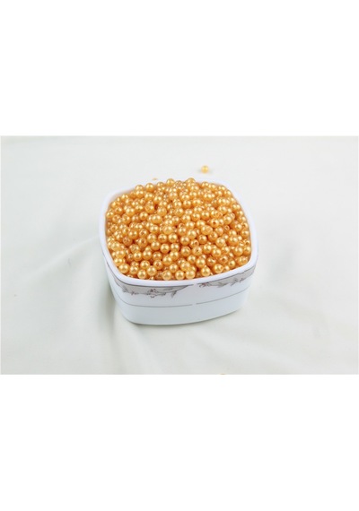 6 Mm Parlak Turuncu İnci Boncuk 30 Gr Kolye, Bileklik, Küpe Ve Takı Yapımı Diğer