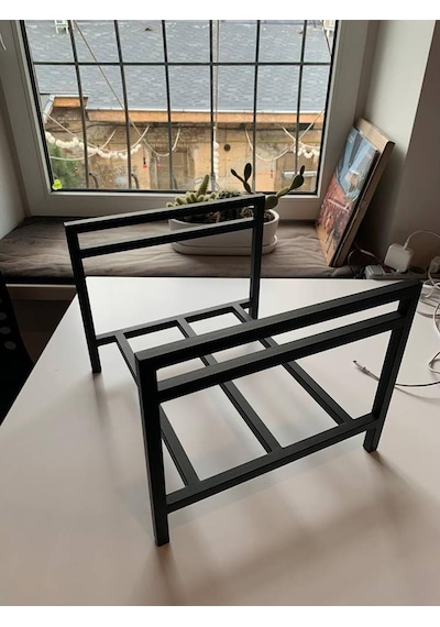 Metal Plaklık Dekoratif Dergilik Mini Kitaplık
