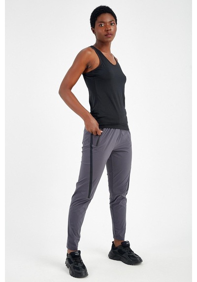 Maraton Sportswear Regular Kadın Dar Paça Basic Antrasit Pantolon 19301-antrasit Antrasit