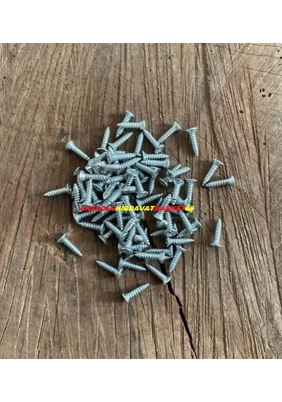 Nikel Vida Mini Menteşe Vidası Tavla Klips Vidası 7.5Mm Vida 1Pk