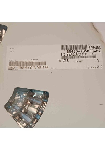 Ecst250gda472mmnon 4700mf 25v 18x21.5 Smd Kondansatör 10 Adet