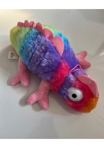 Peluş Bukalemun 40 Cm Çok Renkli