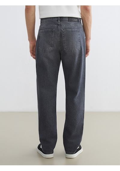 Lcw Jeans Gri Baggy Fit Erkek Jean Pantolon