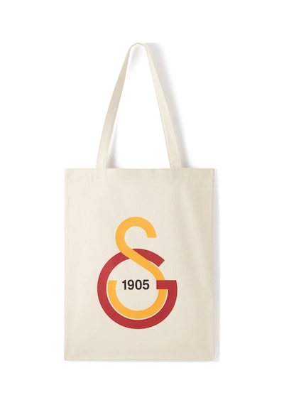 Gsstore Galatasaray 1905 Baskılı Gabardin Bez Torba Çanta 35 40cm U251331 Ekru