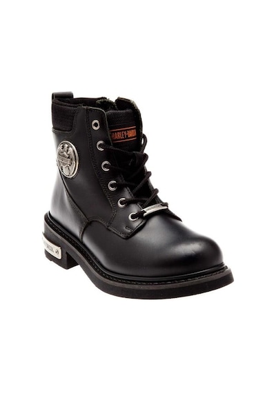Harley Davidson Jim Erkek Siyah Deri Bot-1218 Siyah