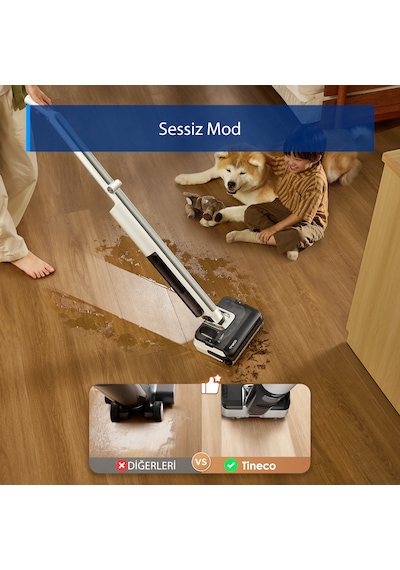 Tineco Floor One i7 Fold 22.000 PA Kablosuz Akıllı Islak Kuru Elektrikli Süpürge