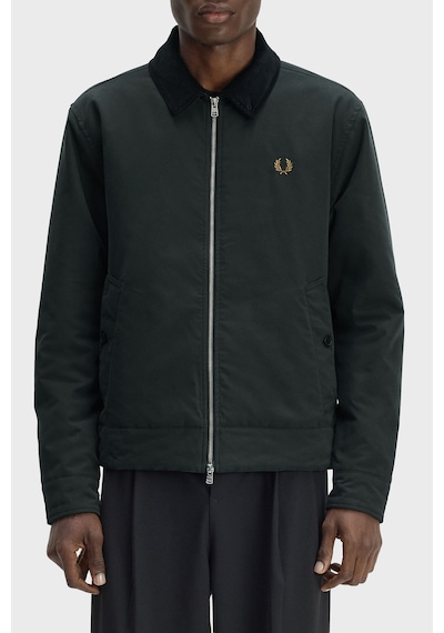 Fred Perry Pamuklu Regular Fit Kadife Yaka Logolu Mont Unisex Mont J8535 Q20 Koyu Yeşil Fred Perry Pamuklu Regular Fit Kadife Yaka Logolu Mont Unisex Mont J8535 Q20 Koyu Yeşil