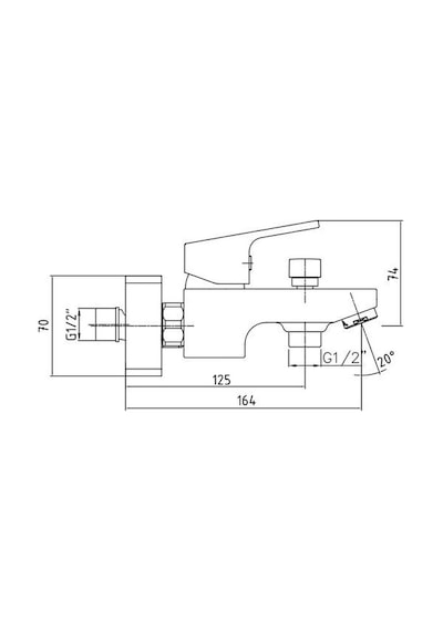 Eca Tiera 102102469 Banyo Bataryası Krom