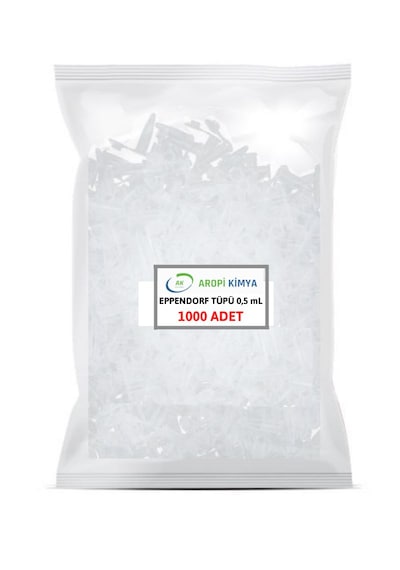 Aropi Eppendorf Tüpü 0,5 Ml - Mikrosantrifüj Tüpü 1000 Adet/1pake