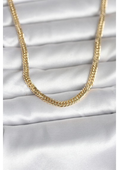 Cm 14k Gold Renk Zincir Model 45 Cm Kadın Kolye - Lisinya altın