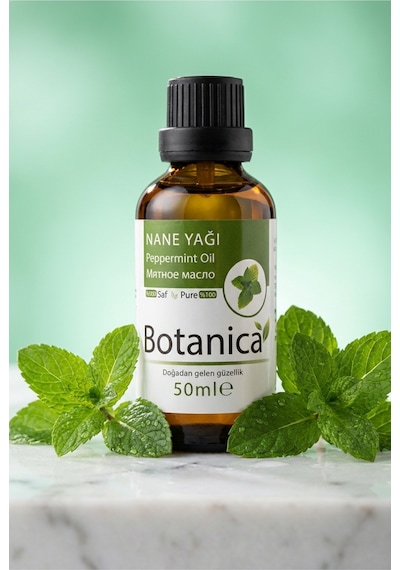 Botanica %100 Saf Nane Yağı Masaj Kas Gevşetici Serinletici Doğal Uçucu Bitkisel Aromaterapi Bakım 50 Ml 50 ML