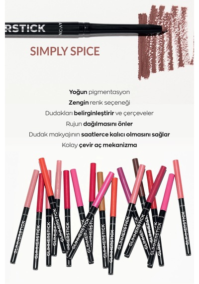 Glimmerstick Dudak Kalemi Simply Spice - 264622277 Diğer