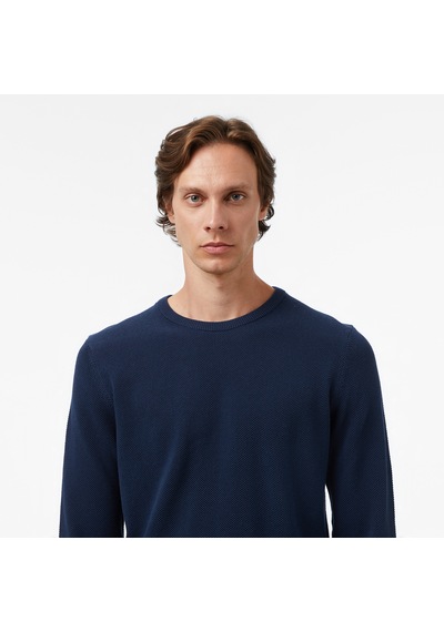 Nautica Erkek Lacivert Classic Fit Kazak Düz S57200t Lacivert