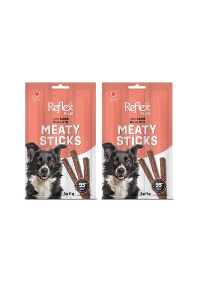 Plus Yetişkin Köpek Çubuk Ödül Maması Kuzu Etli 33 Gr 2li Paket