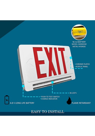 Işıklı Çıkış ,exit - Enerji Tasarruflu Led Ayarlanabilir Işık