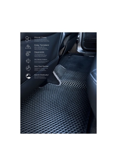 Chery Tiggo 7 Pro Eva Oto Paspas Siyah