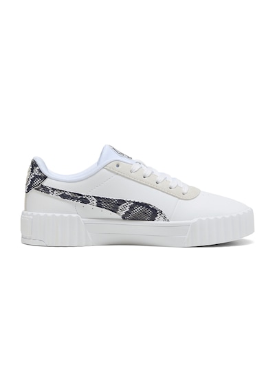 Puma Carina 3.0 Snake Chic Kadın Ekru Sneaker Ekru