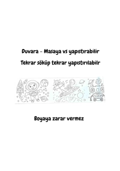 Carioca 4'lü Boyama Seti +lino Yapışkanlı Boyama Kağıdı 86x20 Cm Dream Space